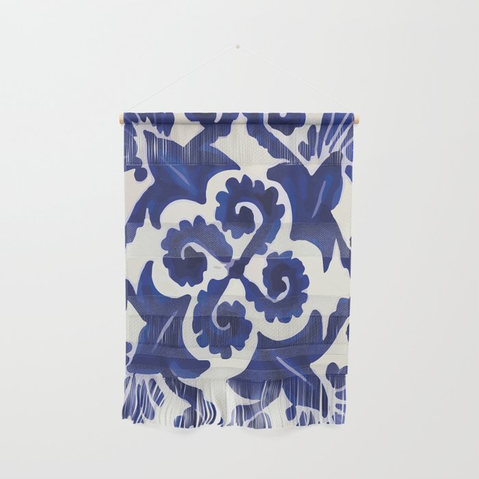 Talavera mexican tile traditional blue ceramic mosaic Wall Hanging Gallery Image 1