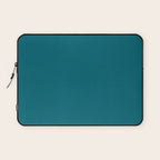 Solid Teal  Laptop Sleeve Gallery Image 1