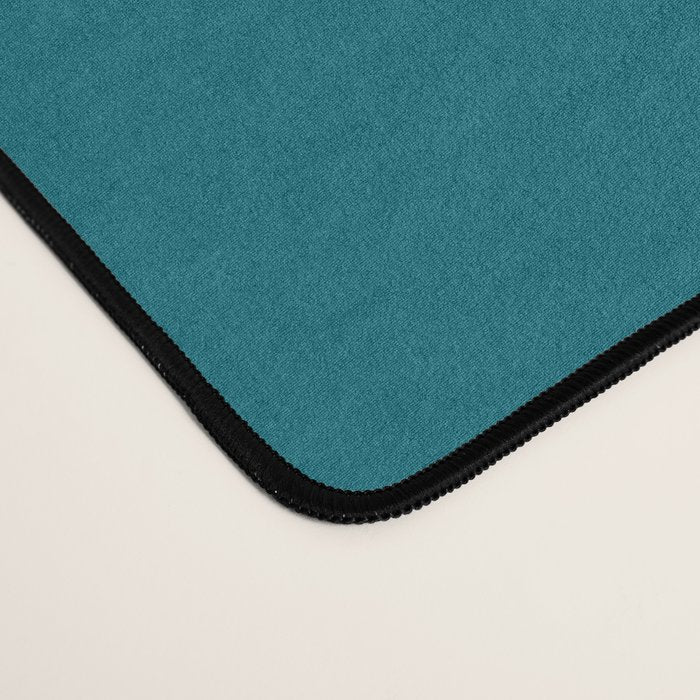 Solid Teal  Desk Mat Gallery Image 4