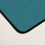 Solid Teal  Desk Mat Gallery Image 4