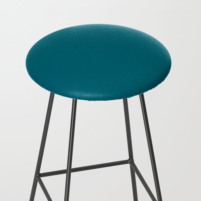 Solid Teal  Stool Gallery Image 2