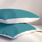 Solid Teal  Pillow Sham Gallery Image 3