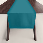 Solid Teal  Table Runner Gallery Image 1
