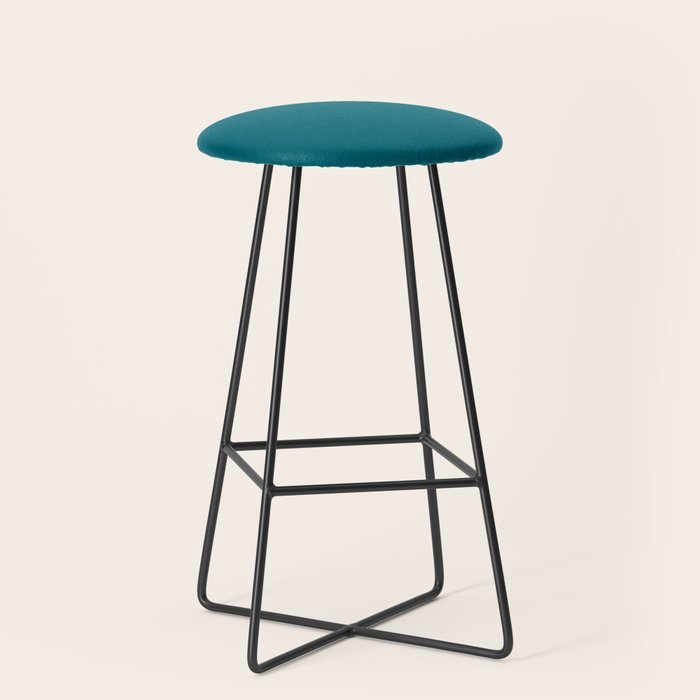Solid Teal  Stool Gallery Image 1