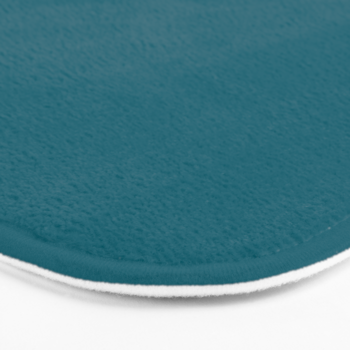 Solid Teal  Bath Mat Gallery Image 3