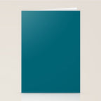 Solid Teal  Stationery Card Gallery Image 2