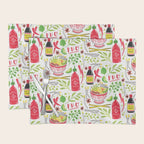 Vietnamese Pho Soup Sriracha Placemat Gallery Image 1