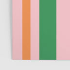 Striped Archway Bold Color Block Pattern in Pink, Green, and Orange Poster Gallery Image 3