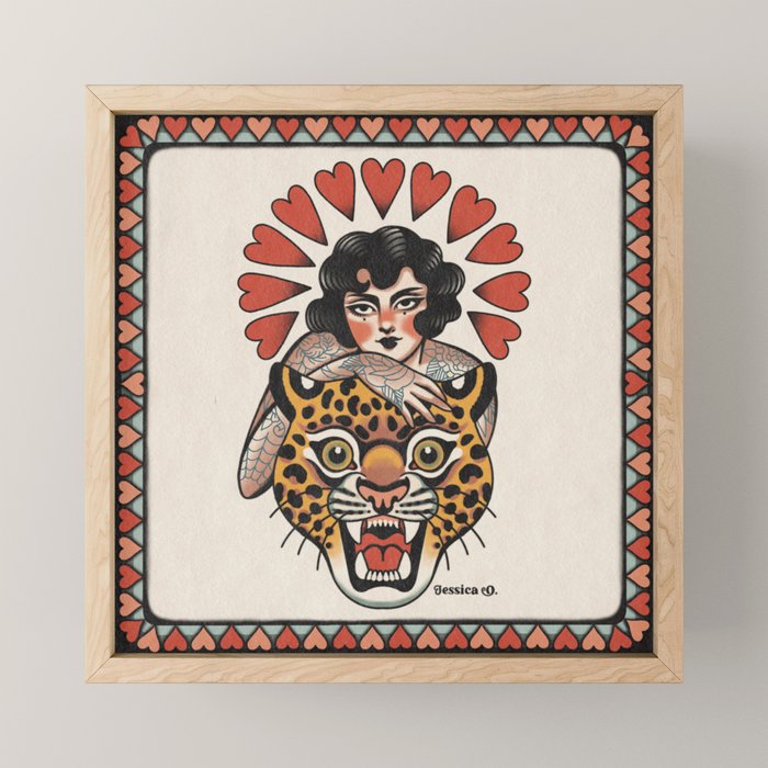 Untamed love  Mini Art Print Gallery Image 1