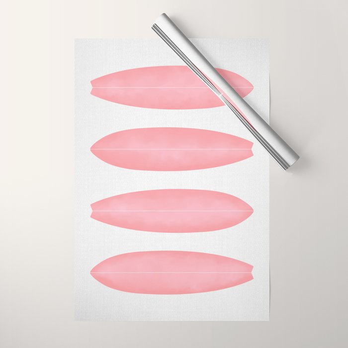 Surfboards in Pink Wrapping Paper Gallery Image 1