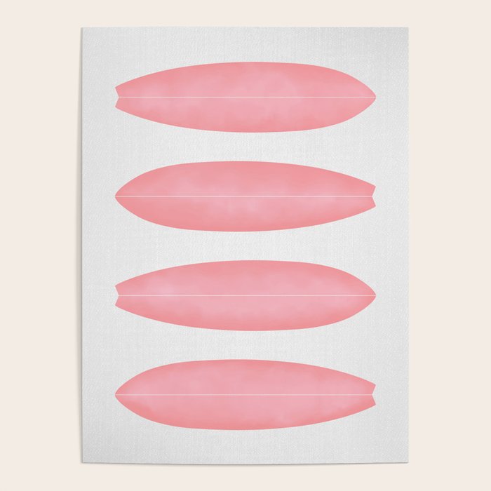 Surfboards in Pink Poster Gallery Image 4