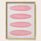 Surfboards in Pink Serving Tray Gallery Image 1