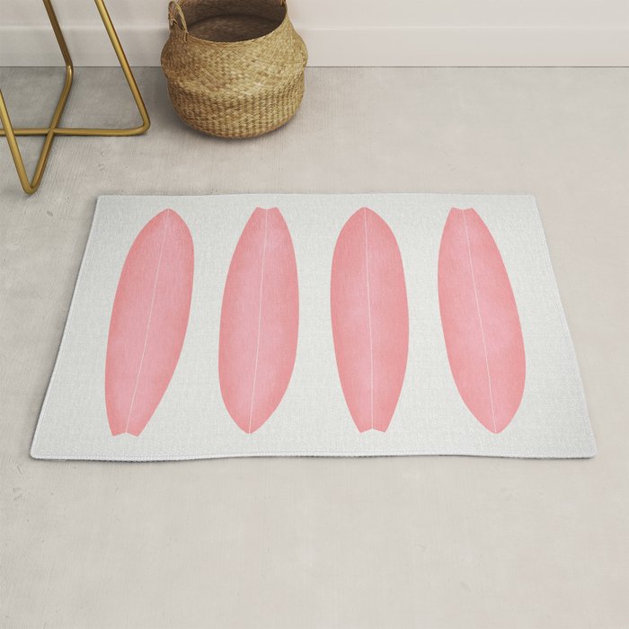 Surfboards in Pink Rug Gallery Image 1