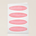 Surfboards in Pink Stationery Card Gallery Image 2