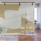 Minimal Shapes gold Wall Mural Gallery Image 1