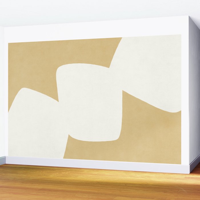 Minimal Shapes gold Wall Mural Gallery Image 2