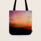 Afterglow II - abstract sunset nature Maine photography Tote Bag Gallery Image 1