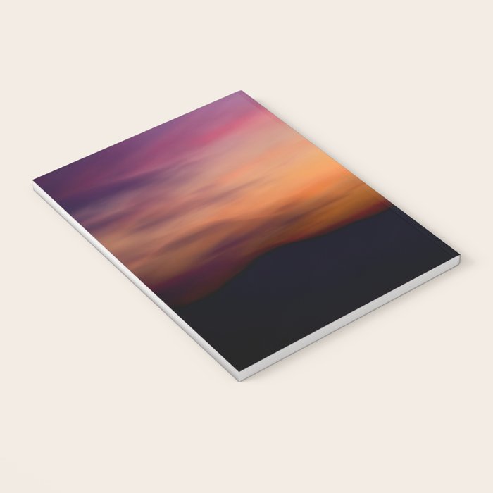 Afterglow II - abstract sunset nature Maine photography Notebook Gallery Image 3