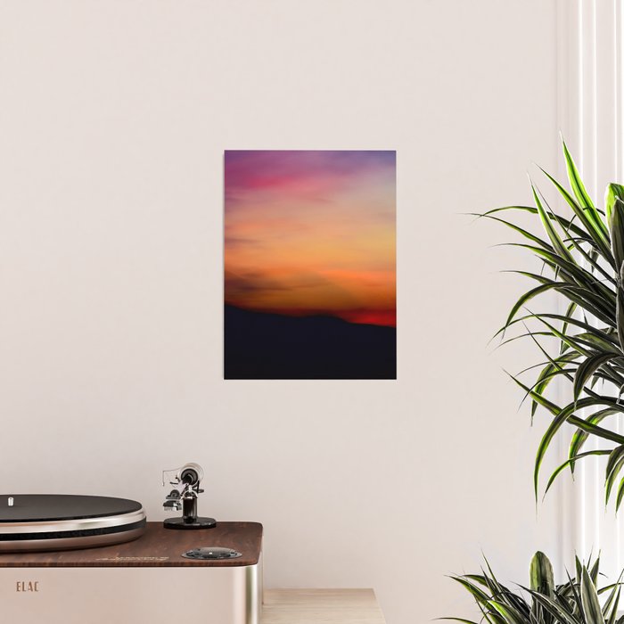Afterglow II - abstract sunset nature Maine photography Poster Gallery Image 2