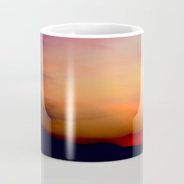 Afterglow II - abstract sunset nature Maine photography Coffee Mug Gallery Image 4