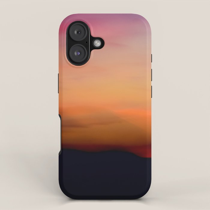 Afterglow II - abstract sunset nature Maine photography iPhone Case Gallery Image 1