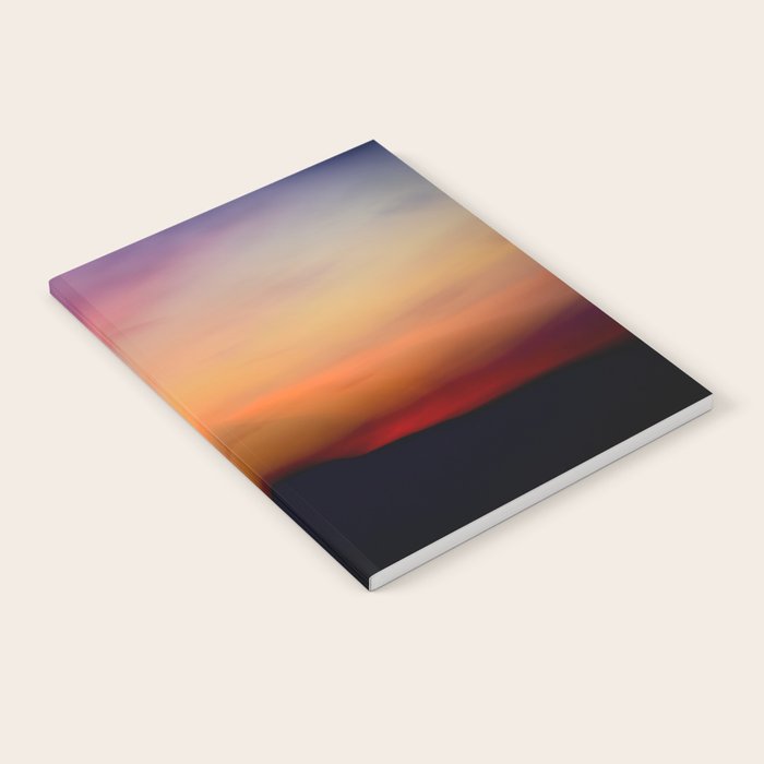 Afterglow II - abstract sunset nature Maine photography Notebook Gallery Image 1