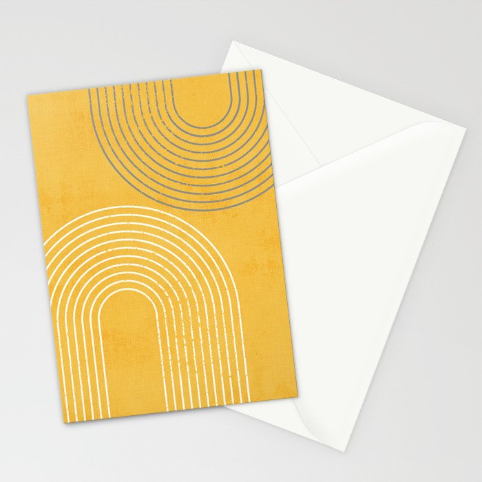 Golden Minimalist Abstract Stationery Card Gallery Image 2