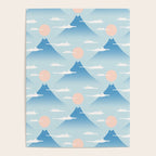 Cat Mountain Cloud pattern 1 Poster Gallery Image 4