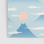 Cat Mountain Cloud pattern 1 Poster Gallery Image 3