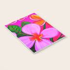 Tropical Plumeria and flora  Notebook Gallery Image 3