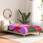 Tropical Plumeria and flora  Comforter Gallery Image 2