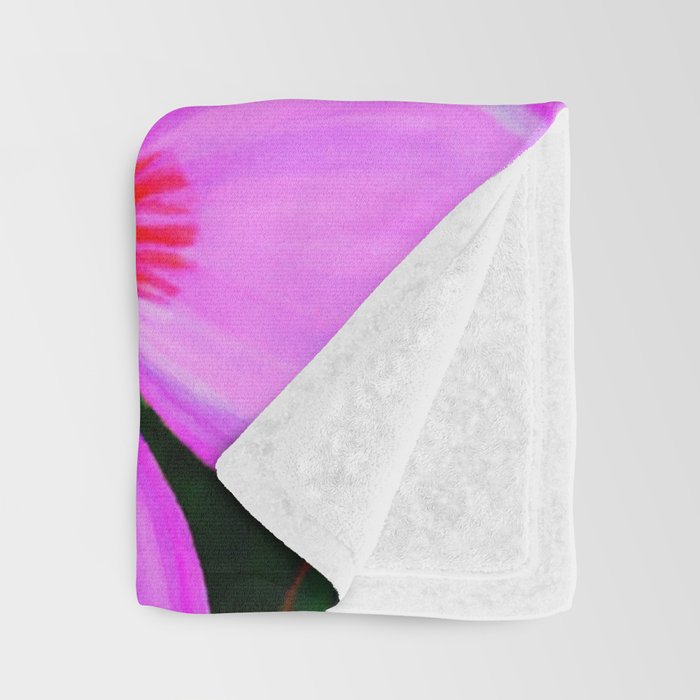 Tropical Plumeria and flora  Throw Blanket Gallery Image 3