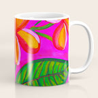 Tropical Plumeria and flora  Coffee Mug Gallery Image 1