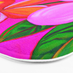 Tropical Plumeria and flora  Bath Mat Gallery Image 3