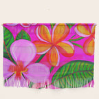 Tropical Plumeria and flora  Wall Hanging Gallery Image 1