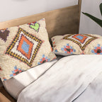 N15 - Oriental Traditional Bohemian Moroccan Artwork. Pillow Sham Gallery Image 2