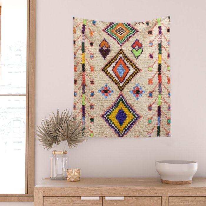 N15 - Oriental Traditional Bohemian Moroccan Artwork. Wall Tapestry Gallery Image 2