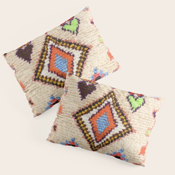 N15 - Oriental Traditional Bohemian Moroccan Artwork. Pillow Sham Gallery Image 3