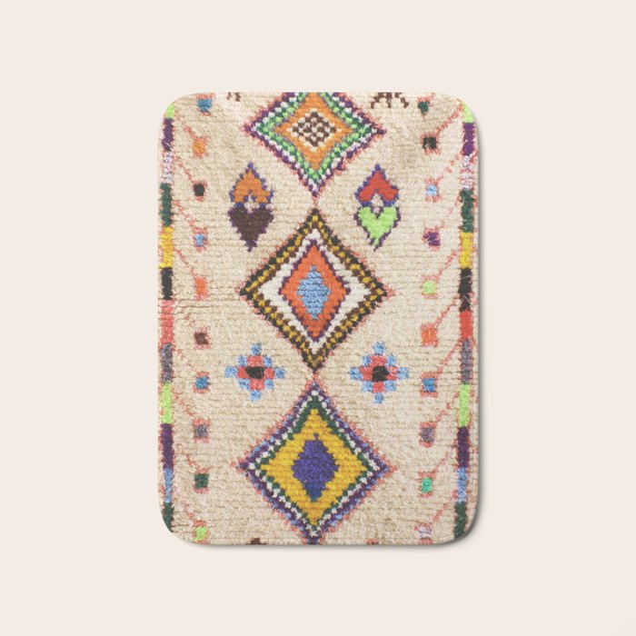 N15 - Oriental Traditional Bohemian Moroccan Artwork. Bath Mat Gallery Image 1