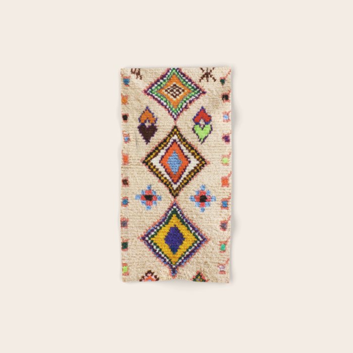 N15 - Oriental Traditional Bohemian Moroccan Artwork. Bath Towel
