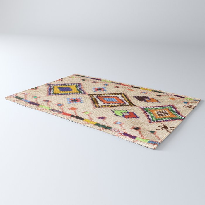N15 - Oriental Traditional Bohemian Moroccan Artwork. Rug Gallery Image 3