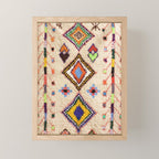 N15 - Oriental Traditional Bohemian Moroccan Artwork. Mini Art Print Gallery Image 1