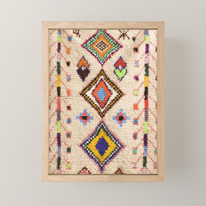 N15 - Oriental Traditional Bohemian Moroccan Artwork. Mini Art Print Gallery Image 1