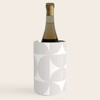 Bauhaus Mid Century Modern Geometric IV Grey Wine Chiller Gallery Image 1