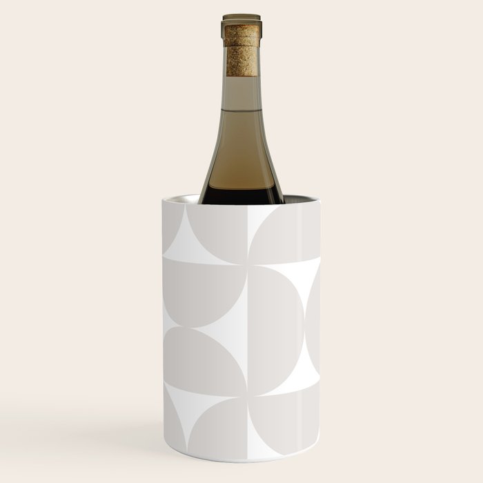 Bauhaus Mid Century Modern Geometric IV Grey Wine Chiller Gallery Image 3