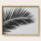Palm Leaf Black & White I Serving Tray Gallery Image 1