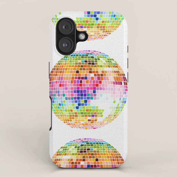 Disco Ball â Rainbow iPhone Case Gallery Image 1