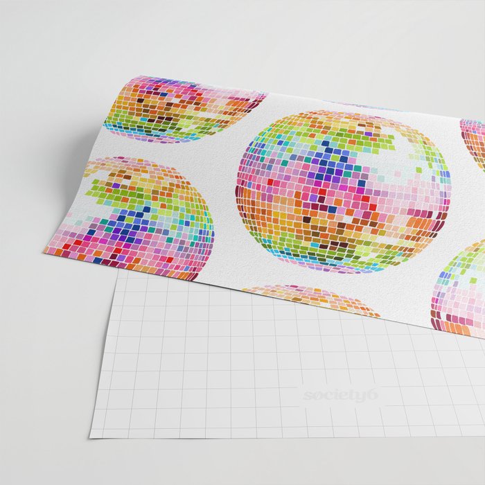 Disco Ball â Rainbow Wrapping Paper Gallery Image 2