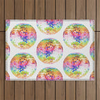 Disco Ball â Rainbow Outdoor Rug Gallery Image 1