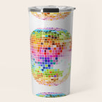 Disco Ball â Rainbow Travel Mug Gallery Image 1